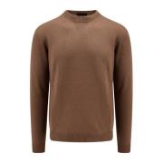 Brun Merinouldssweater - Stilfuld og Varm