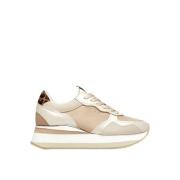 Nude Patchwork Sneaker Elevate Style