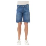 Resort Label Bomuld-Linned Bermuda Shorts