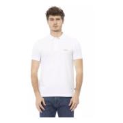 Klassisk Hvid Polo Shirt med Broderet Front