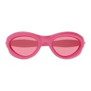Pink Oversized Solbriller