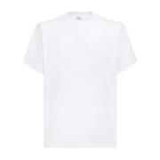 Hvid Crew-neck T-shirt, Normal pasform