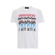 Hid Bomuld T-Shirt - Produceret i Italien