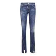 Navy Blue Icon Trumpet Jeans