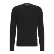 Regular Fit Cashmere Sweater i Sort