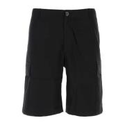 Sorte bomuld bermuda shorts, sommeropgradering