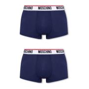 Mærkede boxershorts 2-pakke