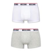 Mærkede boxershorts 2-pakke