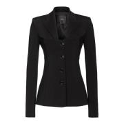 Slim-Fit Teknisk Stof Blazer