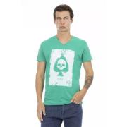 Action Grøn V-Hals T-Shirt