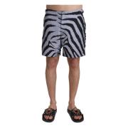 Strandtøj Badeshorts med Zebra Print