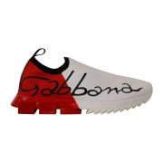 Hvide Røde Sorrento Sandaler Sneakers