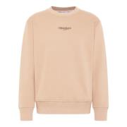 Afslappet Stil Sweatshirt