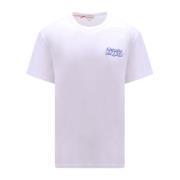 Hvid Bomuld T-Shirt - Klassisk Stil