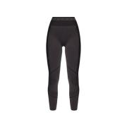 Logo Ribbed Leggings