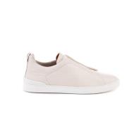 Ivory Low Top Triple Stitch™ Lædersneakers