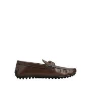 Vintage-inspirerede brune flade sko
