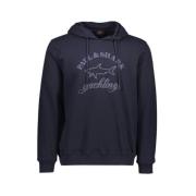 Sweatshirt med stort trykt logo