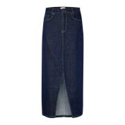 My Essential Wardrobe Dekotamw 121 Skirt Nederdele 10704438 Dark Blue ...