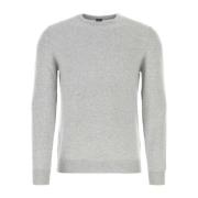 Lysgrå cashmere sweater