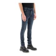Chich Slim Fit Jeans med Signatur Broderi og Logo Print