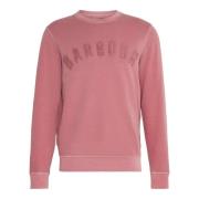 Washed Prep Logo Crew Neck Sweater