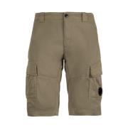 Stretch Sateen Cargo Shorts