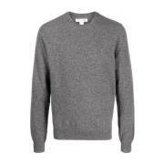 Grå Uld Pullover Sweater