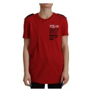 Rød Amor Vincit Omnia Crewneck T-shirt