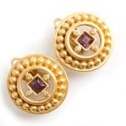 Royal Ruby Earclips