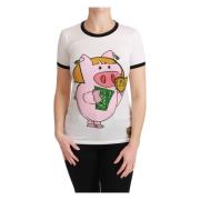 Årets gris bomuld T-shirt