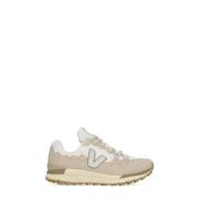 Beige Tech Stof Sneakers til Kvinder