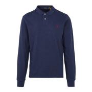 Langærmet poloshirt