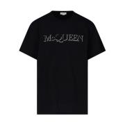 Sorte T-shirts og Polos fra McQueen
