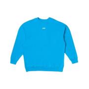 Bicolor Elektrisk Blå Sweatshirt