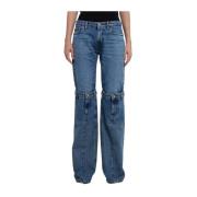 Stilfulde Open Knee Denim Jeans