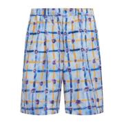 Silke Shorts med Saraband Print