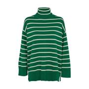 Grøn Jakke T-Sweater - Bomuld