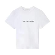 Hvide T-shirts og Polos med Sort Skrift