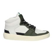 Urban High-Top Sneaker - Off White Green