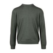 Crew-Neck Sweater med lange ærmer