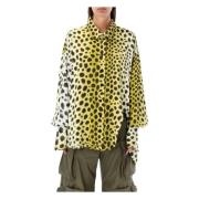 Cheetah Print Oversize Skjorte AW23