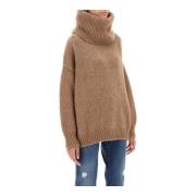 Oversized Llama Sweater med Maxi Krave