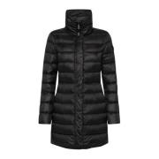 Down jacket with high collar