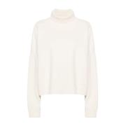 Ivory Uld og Cashmere Sweater