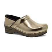 Klassiske Slip-On Sko i Guld