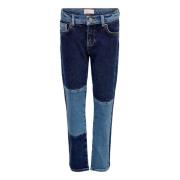 Moderne Denim Jeans - Mørkeblå