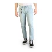 Mænds Knappelukning Solide Jeans
