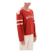 To-farvet bomuldssweater med Bulky-patch