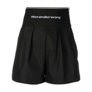 Sort Logo Waistband Safari Shorts